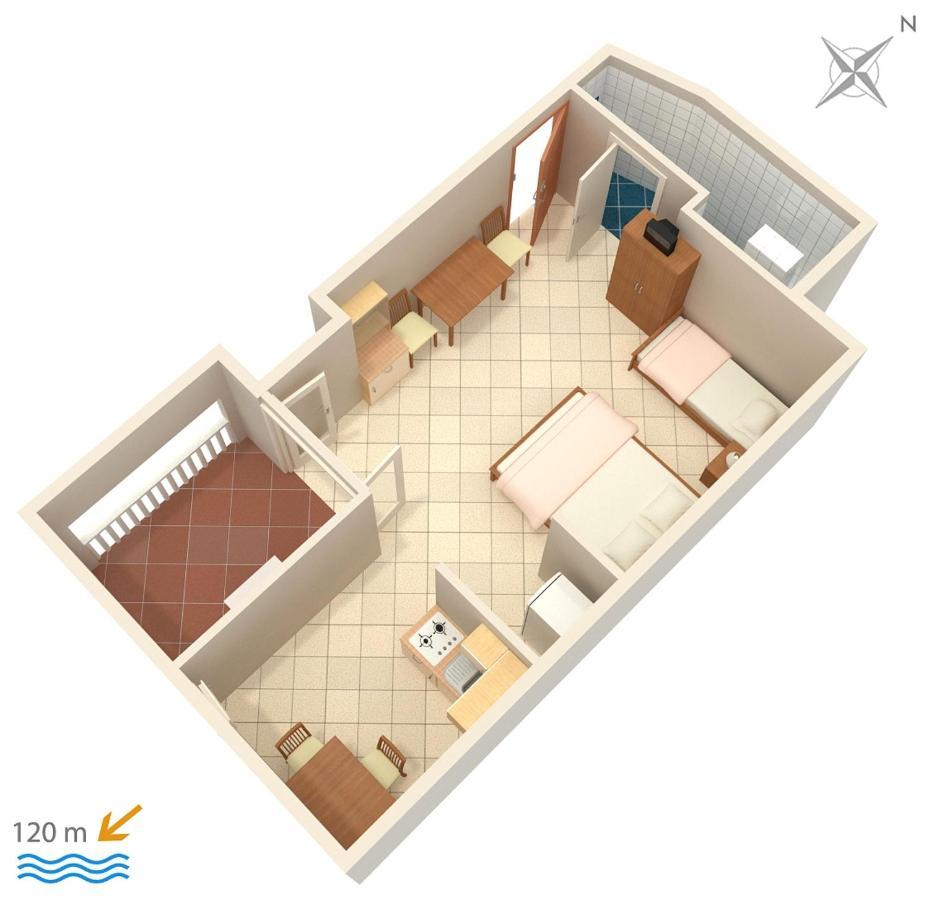 Apartments By The Sea Suha Punta, Rab - 5050 Kampor Exterior foto